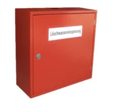 Löschwasser Einbauschrank (Bauart B, Unterputz) Einspeiseschrank, rot, DIN1446