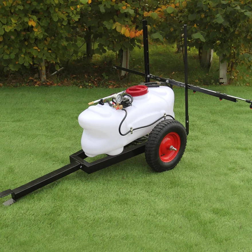 100L Sprühgerät Drucksprüher Anhänger 12V Pflanzensprüher Unkrautsprüher Dünger