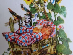 ältere Grußkarten freudiges Ereignis Baby Geburt / Gunkel West Germany