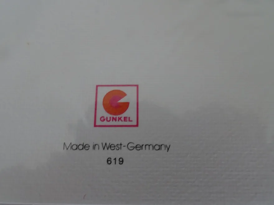 ältere Grußkarten freudiges Ereignis Baby Geburt / Gunkel West Germany
