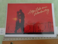 ältere Grußkarten Valentine Valentinstag