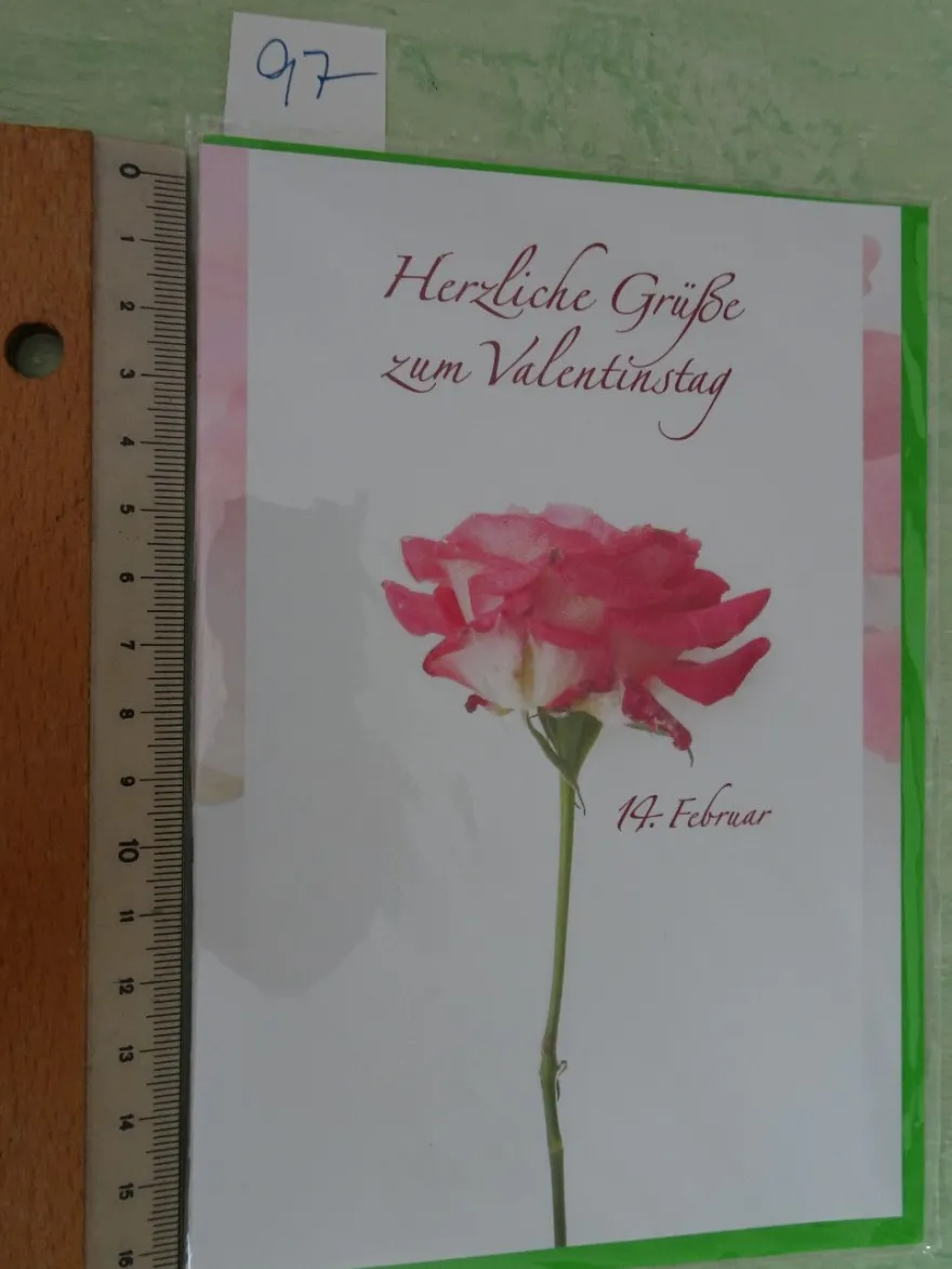 ältere Grußkarten Valentine Valentinstag