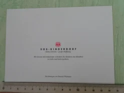 ältere SOS Kinderdörfer mini Adventskalender Postkarte Grußkarte Daniela Wittmann ua