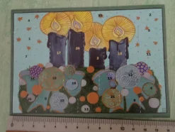 ältere SOS Kinderdörfer mini Adventskalender Postkarte Grußkarte Daniela Wittmann ua