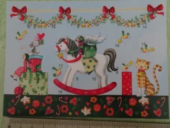 ältere SOS Kinderdörfer mini Adventskalender Postkarte Grußkarte Daniela Wittmann ua