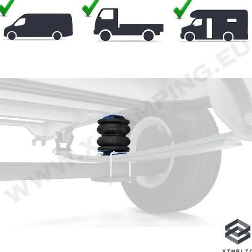 Luftfeder Z6 Zweikreisanlage für Fiat Ducato X250 X290-X295 2014-2021 Reisemobil
