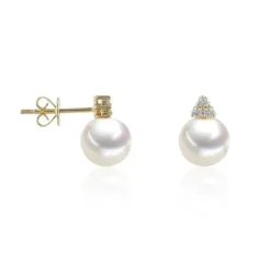 Luna Creation - 312.1700 - Luna-Pearls - Ohrstecker - Damen - 585WG