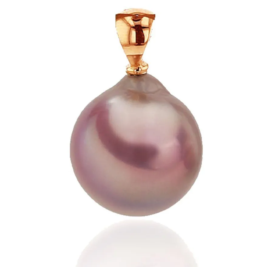 Luna-Pearls - 204.1272 - Anhänger - 750 Roségold - Süßwasser-Zuchtperle 13-15mm