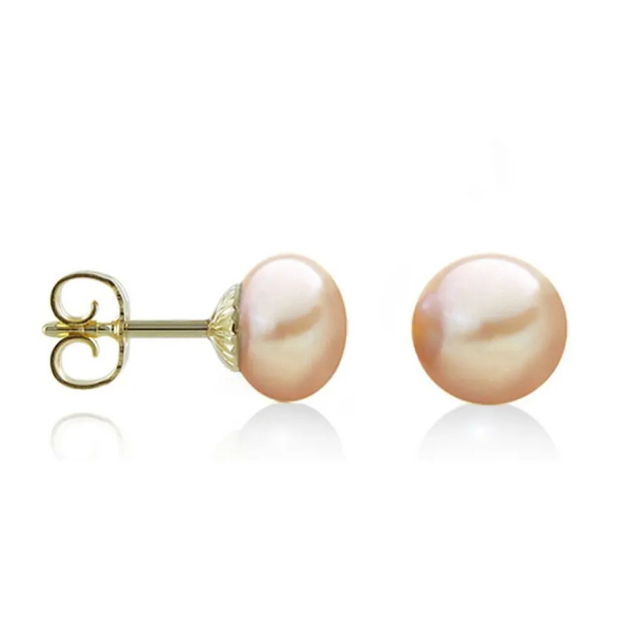 Luna-Pearls - 311.0545 - Ohrstecker - Damen - 585GG - Süßwasser-Zuchtperle