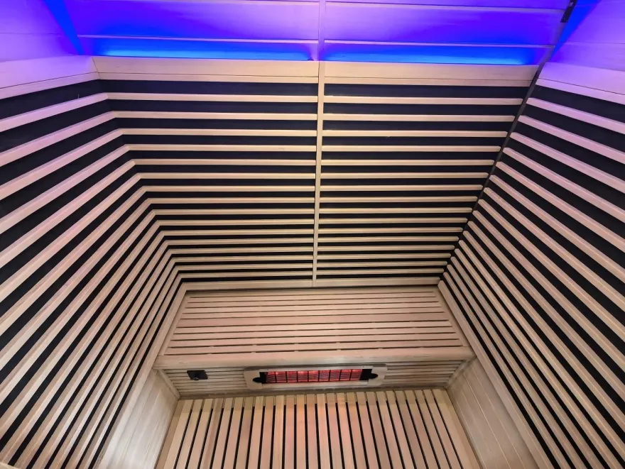 Luxus 2-Personen Infrarot-Sauna mit moderner Computersteuerung Heimsauna