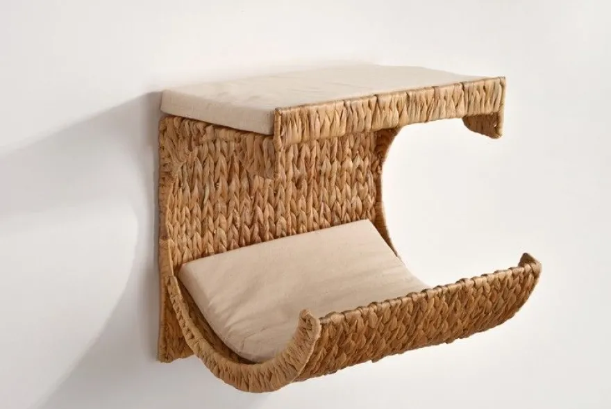 Lycce Katzenbett Wand | Kletterwand Katzen | Katzenmulde Wandmontage Nicky