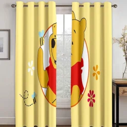 Mabgefertigte Vorhange 23 Winnie the Pooh Schlafzimmer Verdunklung UV-Schutz