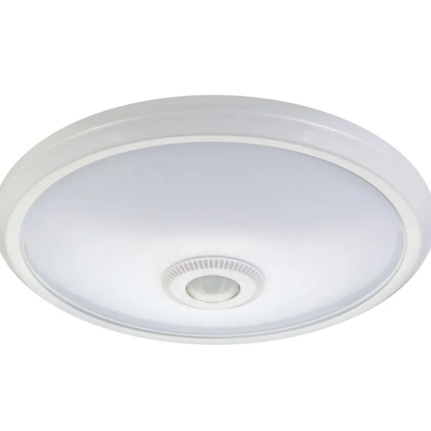 Maclean LED Deckenleuchte MCE131 ACU, Infrarot-Deckenleuchte mit Bewegungsmelder Weiß