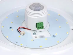 Maclean LED Deckenleuchte MCE131 ACU, Infrarot-Deckenleuchte mit Bewegungsmelder Weiß