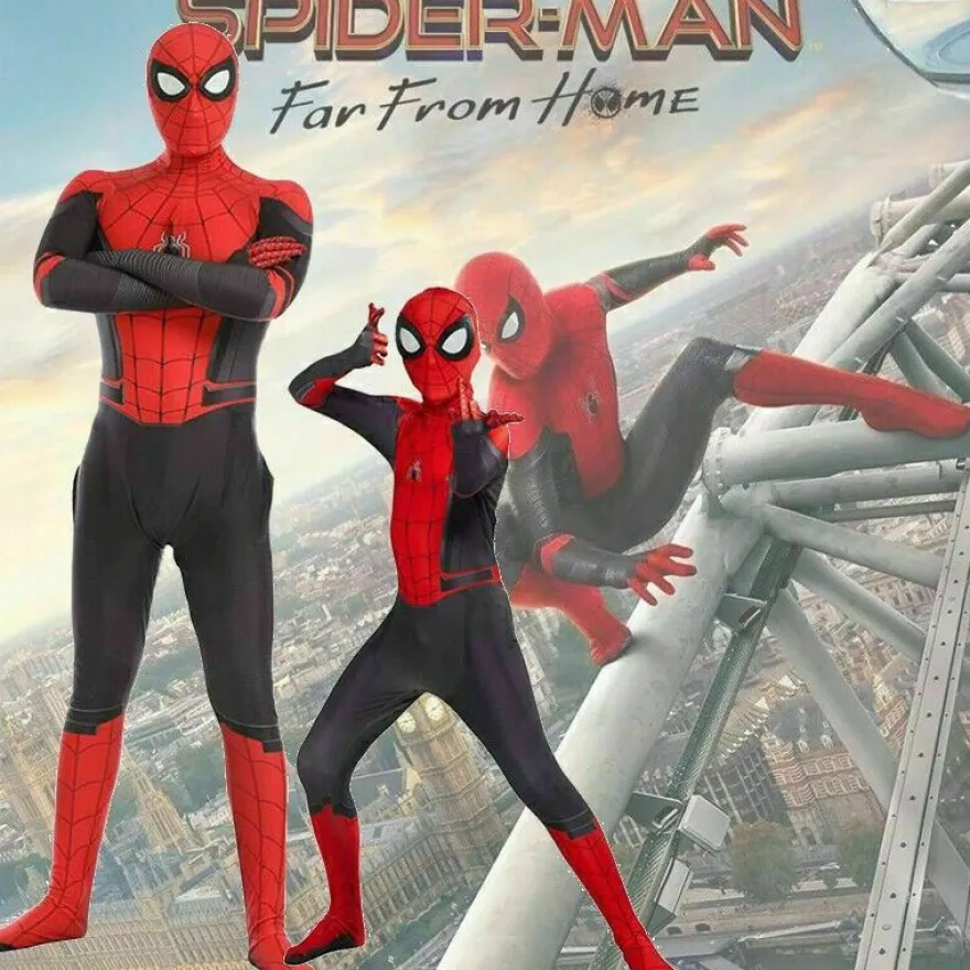 Madchen Jungen Spider Man Karneval Cosplay Kostum Kinder Manner Jumpsuit Setâ