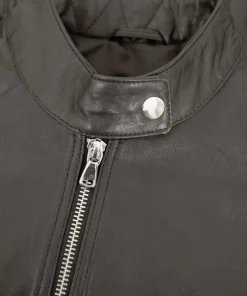 MADDOX - Damen Lederjacke Lammnappa schwarz