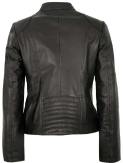 MADDOX - Damen Lederjacke Lammnappa schwarz