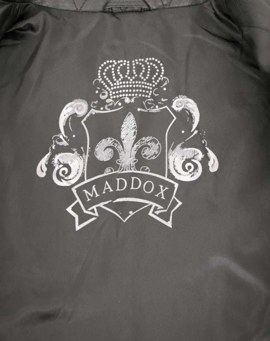 MADDOX - Damen Lederjacke Lammnappa schwarz