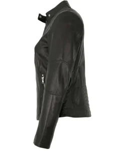 MADDOX - Damen Lederjacke Lammnappa schwarz