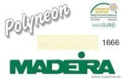 Madeira Polyneon 40 Maschinenstickgarn - 400m weiß-gelb