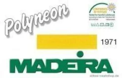 Madeira Polyneon 40 Maschinenstickgarn - 400m weiß-gelb
