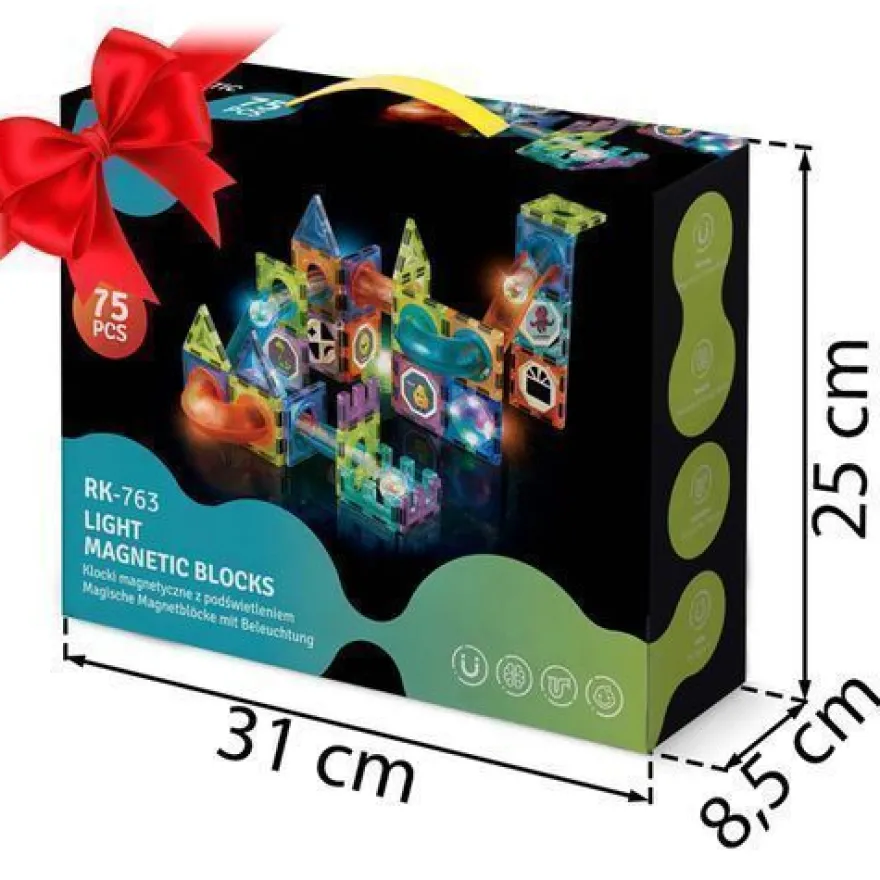 Magnetbausteine mit Licht RK-763 Ricokids