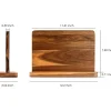 Magnetischer Messerblock Holz Doppelseitiger Messerhalter Organizer