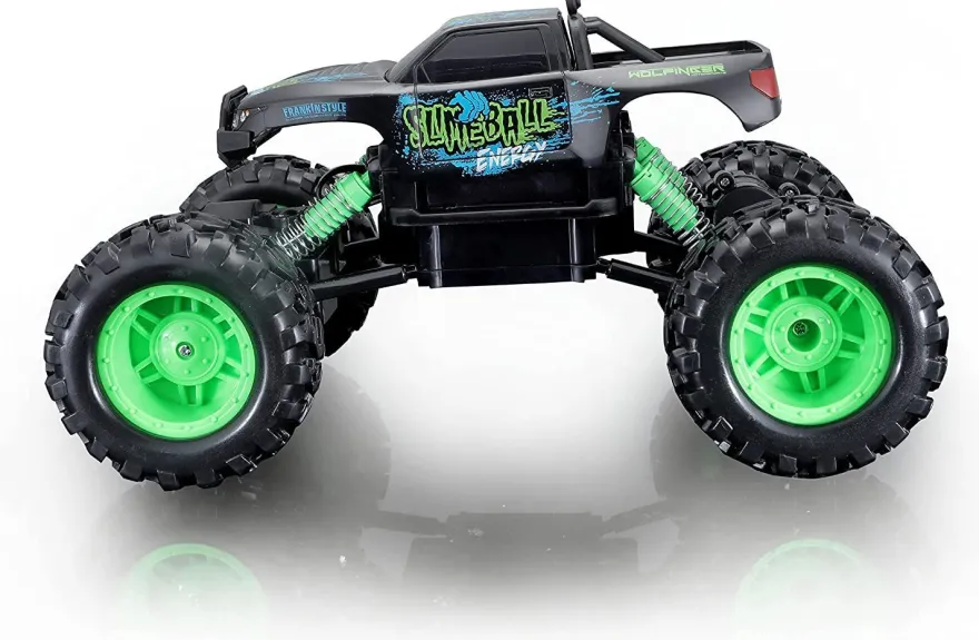 Maisto Tech Ferngesteuertes Auto Rock Crawler (schwarz, 32cm) Monster Truck