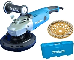 Makita / Trongaard Betonschleifer / Estrichschleifer / Winkelschleifer 180mm 2200W