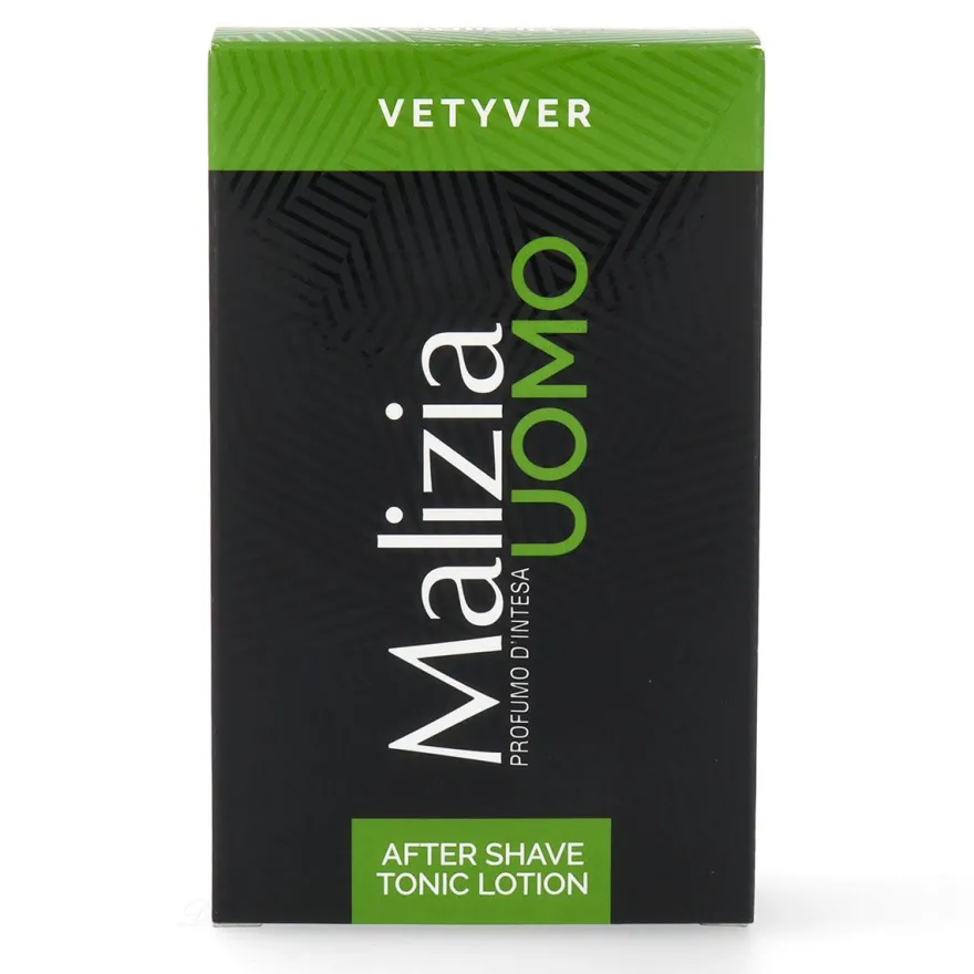 Malizia UOMO Vetyver After Shave TONIC Lotion 6x 100ml