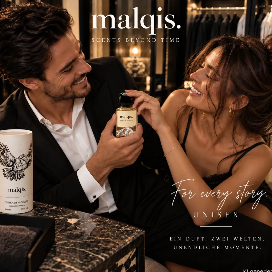 MALQIS Ombra di Vaniglia Vanille Extrait de Parfum | 30% Duftöl | 50 ml