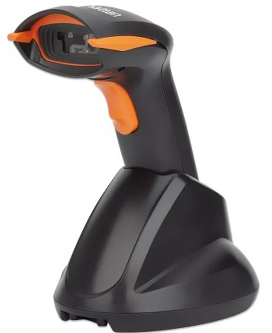 Manhattan Wireless 2D Handheld Barcode Scanner, 250mm Scan Depth, up to 80m eff... ->