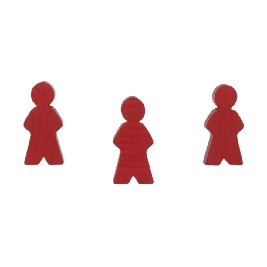 Mann - 14x30x8mm - rot
