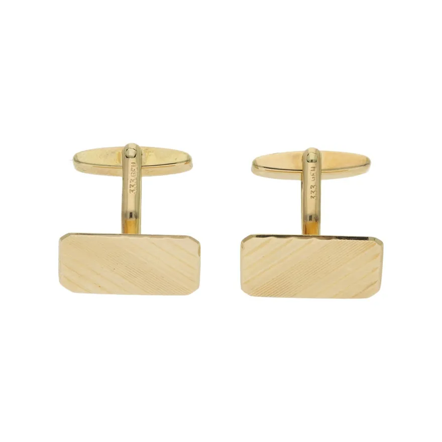 Manschettenknöpfe Gold 333 poliert, strukturiert 25326660 Second Hand, wie neu