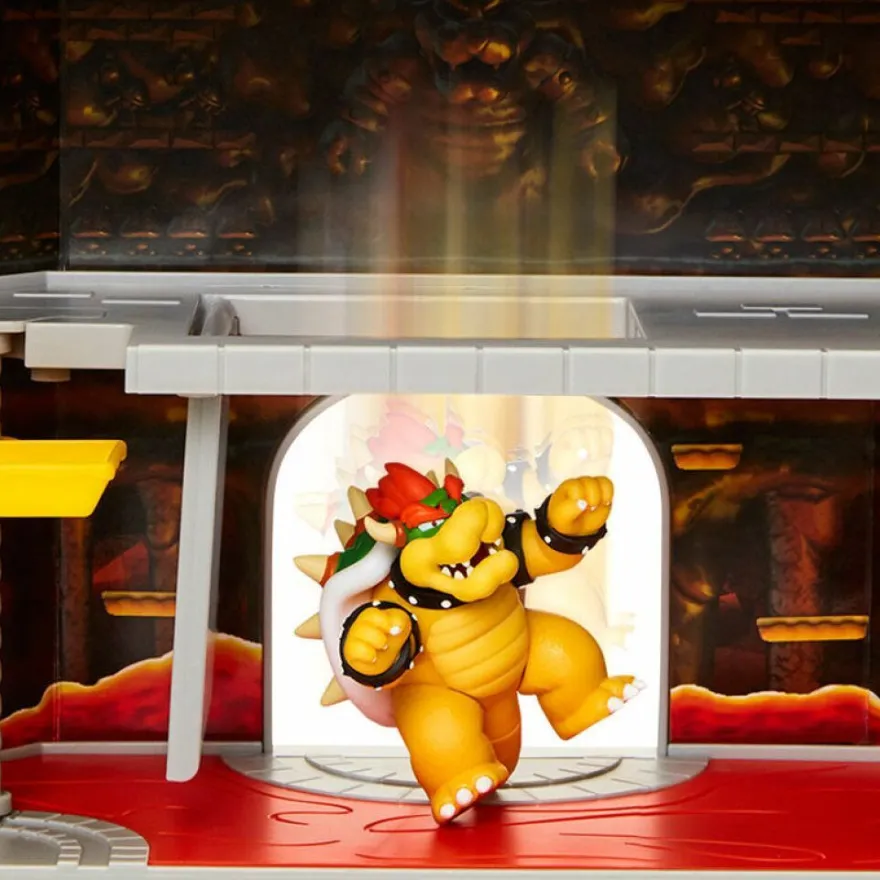 Mario Bros deluxe Bowser Castle Spielset