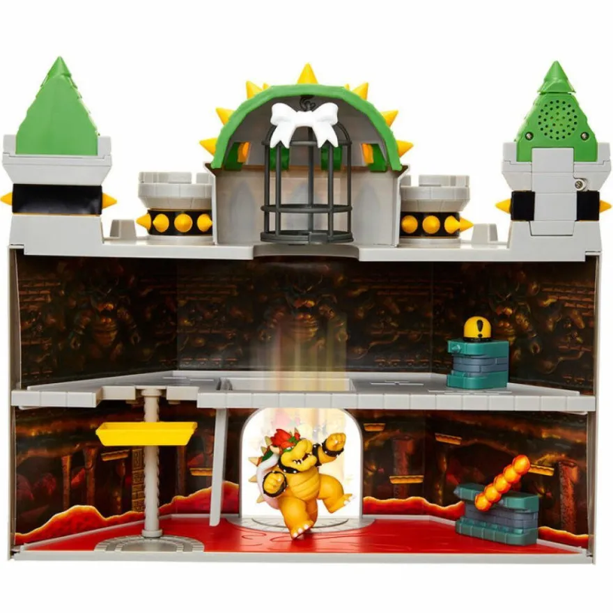 Mario Bros deluxe Bowser Castle Spielset