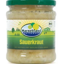 Marschland Naturkost Bioland Bio-Sauerkraut, 350g, im Glas - 350.0g