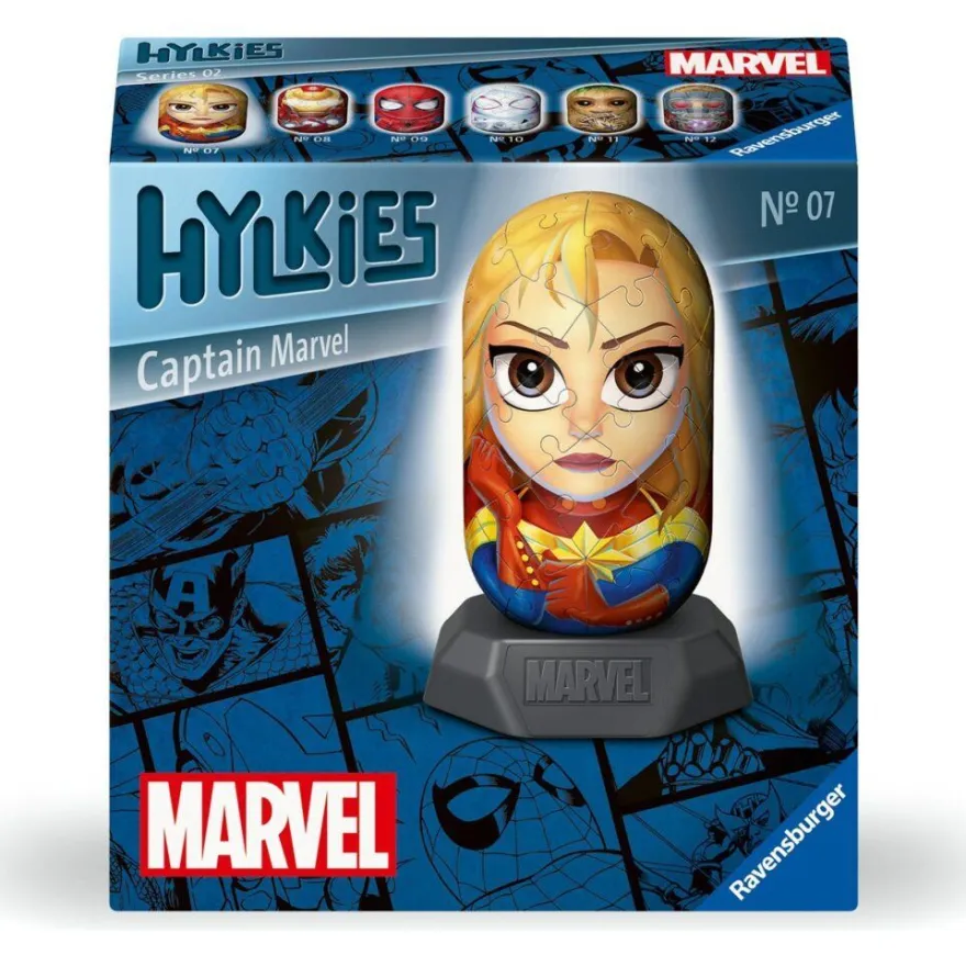 Marvel 3D Puzzle Captain Marvel Hylkies (54 Teile)