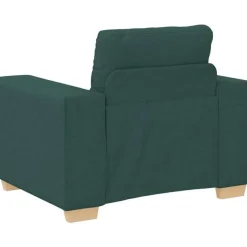 Massbinet Modernes Sofa für Wohnzimmer, Stoff, Dunkelgrün, 60 cm