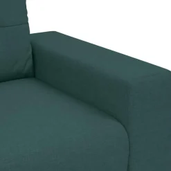 Massbinet Modernes Sofa für Wohnzimmer, Stoff, Dunkelgrün, 60 cm
