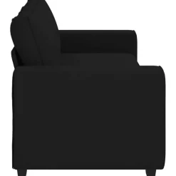 Massbinet 3-Sitzer Schlafsofa, 180 cm, Stoff, Schwarz - Vielseitig und bequem