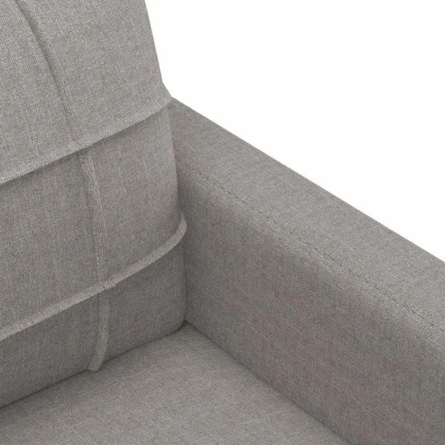 Massbinet Sofasessel aus Leinenstoff, taupe, 60 cm - Modernes und bequemes
