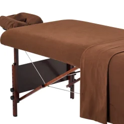 Master Massage Flanell 3er Set Überzug Spanntuch Kopfkissenüberzug Massageliege