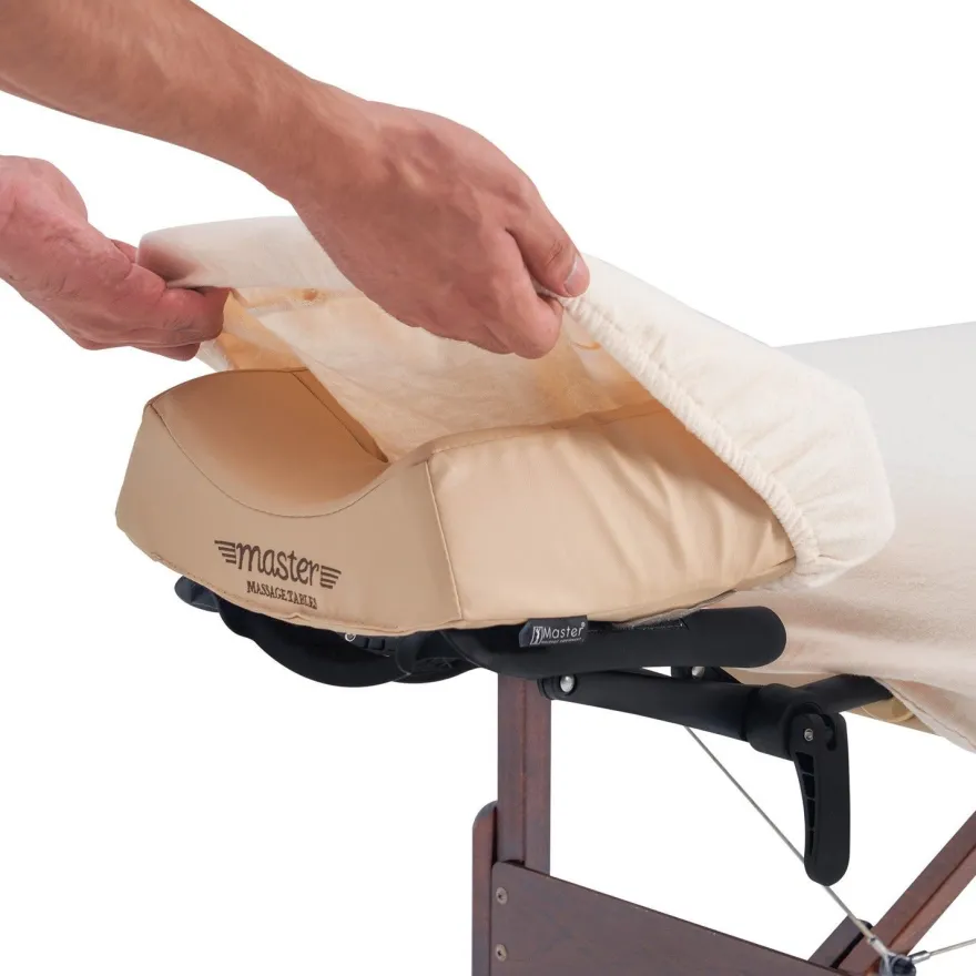 Master Massage Flanell 3er Set Überzug Spanntuch Kopfkissenüberzug Massageliege