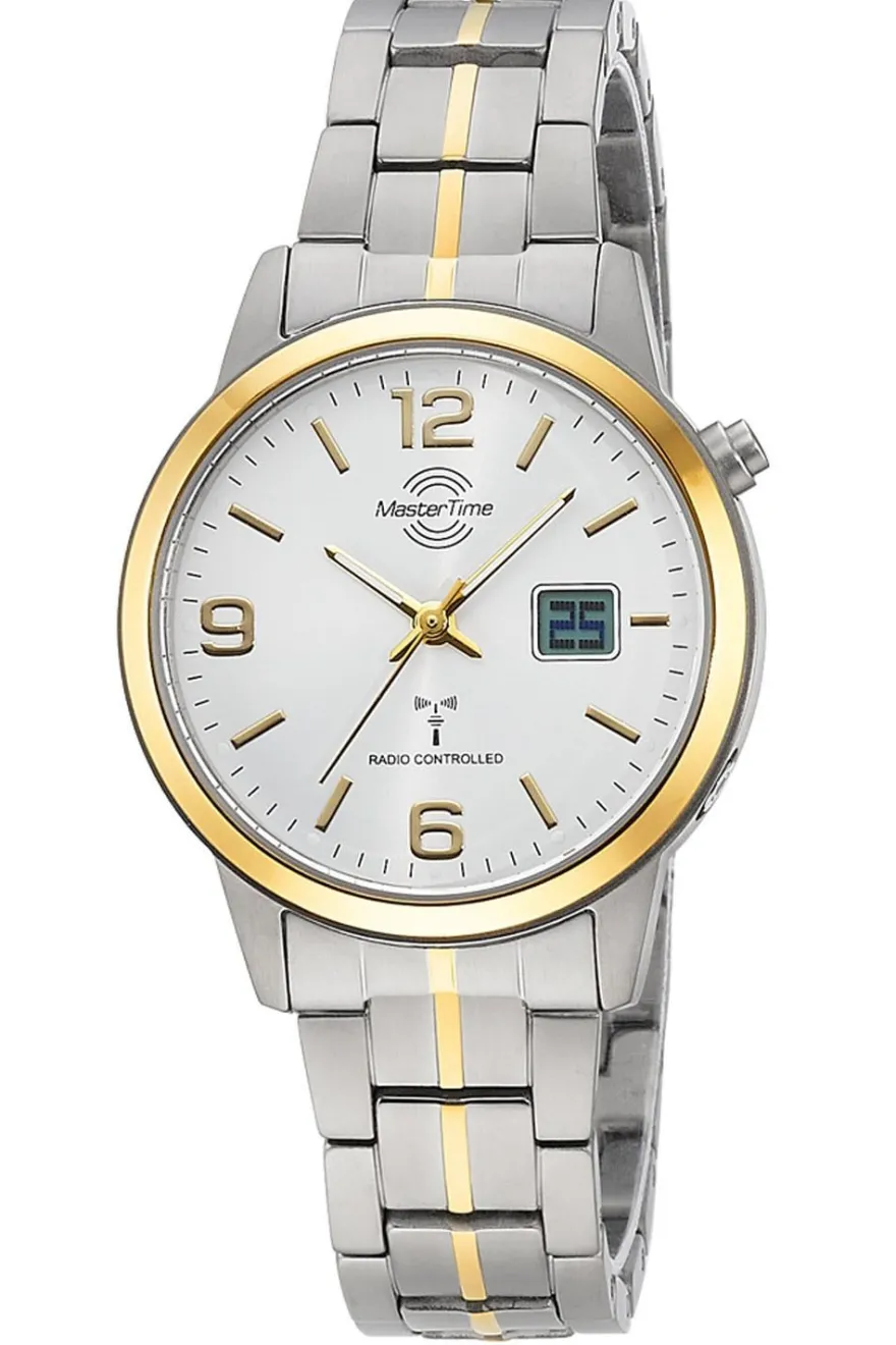 Master Time Damenuhr Funk Expert Titan Bicolor MTLT-10900-42M