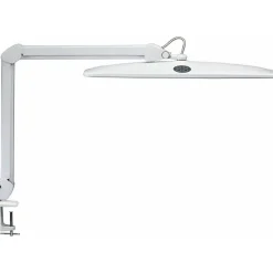 MAUL MAULwork Schreibtischlampe weiß 20 W mit Tischklemme