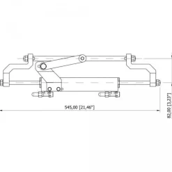 Mavi Mare GF90BT Hydrauliklenkung Aussenborder Bootslenkung Steuersystem