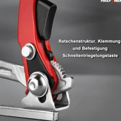 Maxpower Hebelzwinge für Führungsschienen, 160mm Kapazität, 60mm Kehlentiefe