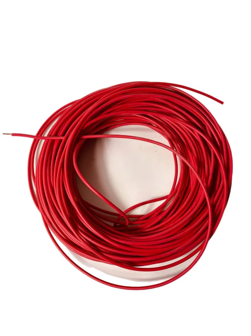 4m Batteriekabel Aderleitung 10 mm² H07V-K Stromkabel Kabel PVC rot