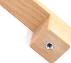 Möbelgriffe BA 96 - 416mm, Küchengriffe Buche massiv, Holzgriffe